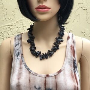 SALE 💃🏻SMOKEY QUARTZ AGATE & AMETHYST NECKLACE